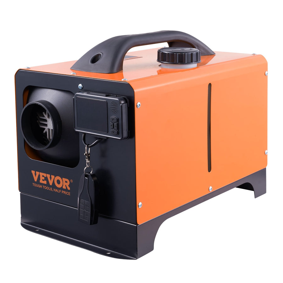 VEVOR 8 KW Diesel Air Heater, Bluetooth App Control All-on-one Diesel Heater with Automatic Altitude Adjustment, Remote Control and LCD, Portable Parking Heater for Home RV Trailer Camper Van Boat