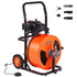 Drain Cleaner Machine Electric Drain Auger 100 FT x 3/4In Auto Feed