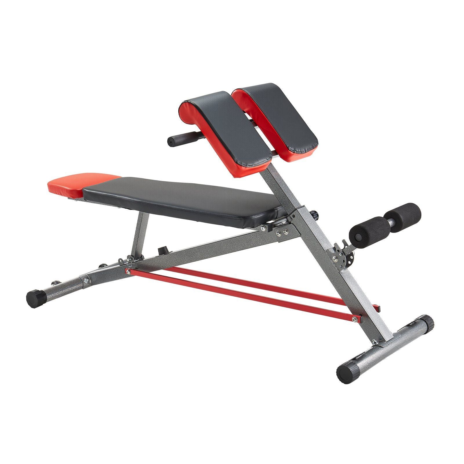 Multi-Functional Weight Bench for Full Body Workout, Roman Chair Hyperextension Bench, 660 lbs Adjustable Extension Equipment for Back Arm Core Ab Workout, Sit Up Exercise Machine for Home Gym