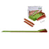 Golf Putting Mat, 5 Hole Indoor Golf Putting Green, Wrinkle-Free Golf Training Aid, Mini Golf Set with Auto-Ball Return, Alignment Guide, 3 Ball, Wood Base, Game Practice Gift for Home Offic