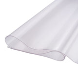 Plastic Table Cover, 24 x 48 Inch 1.5 mm Thick Frosted Table Protector, Rectangle PVC Desk Mat, Waterproof & Easy Cleaning Desk Pad Tablecloth, for Office Dresser Dining Room Table Night Stand