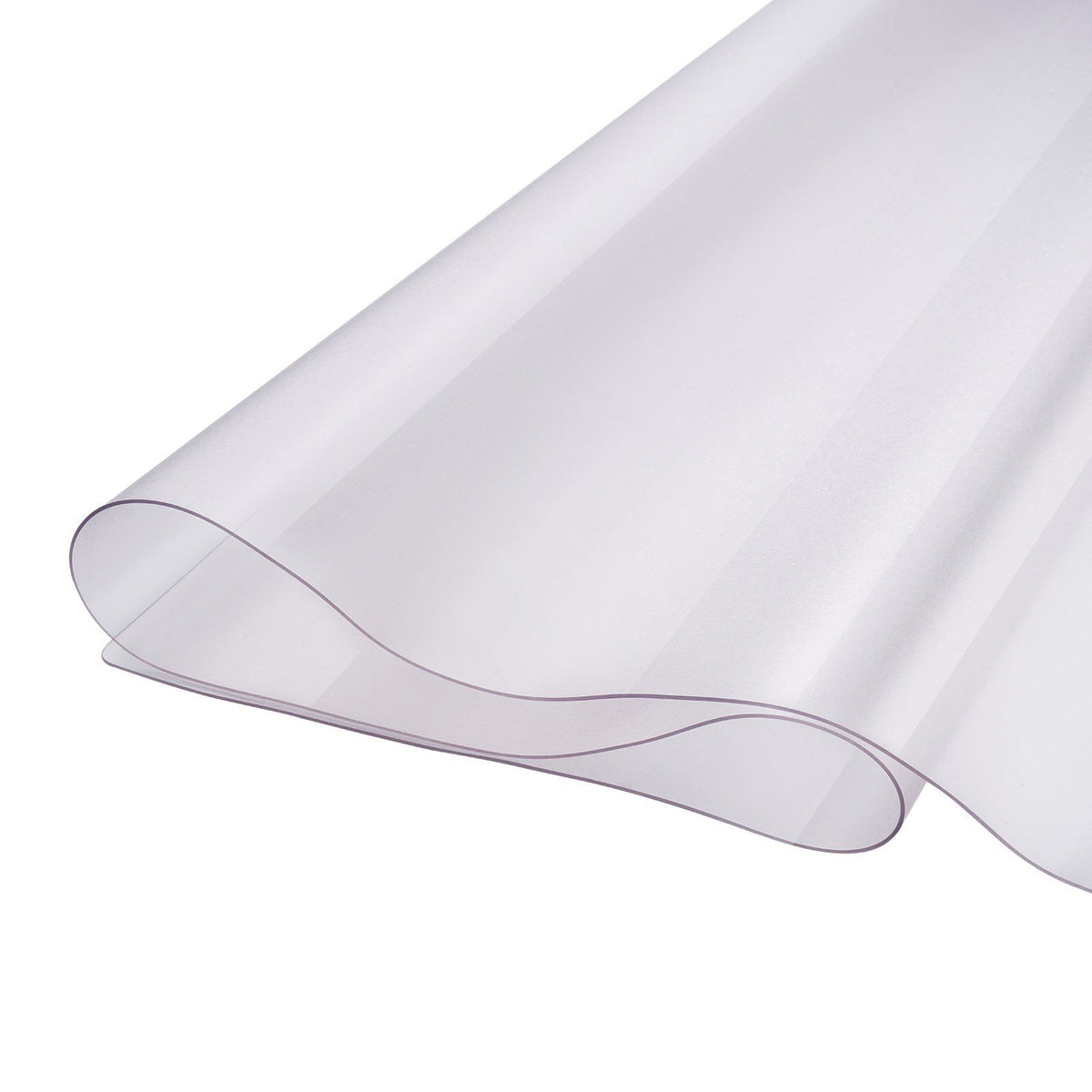 Plastic Table Cover, 24 x 48 Inch 1.5 mm Thick Frosted Table Protector, Rectangle PVC Desk Mat, Waterproof & Easy Cleaning Desk Pad Tablecloth, for Office Dresser Dining Room Table Night Stand