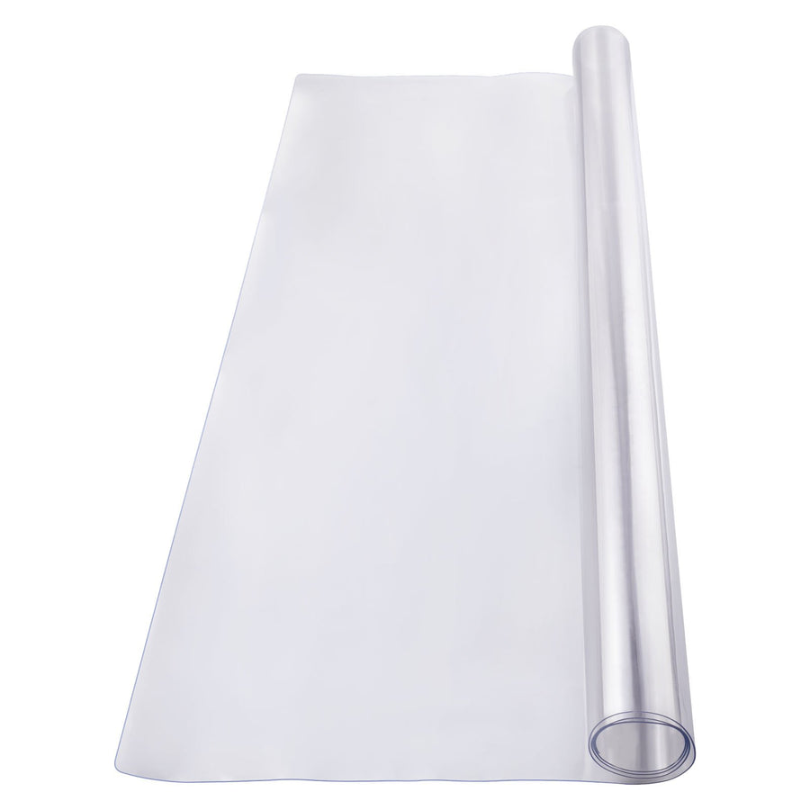 VEVOR Plastic Table Cover, 54 x 54 Inch 1.5 mm Thick Clear Table Protector, Square PVC Desk Mat, Waterproof & Easy Cleaning Desk Pad Tablecloth, for Office Dresser Dining Room Table Night Stand