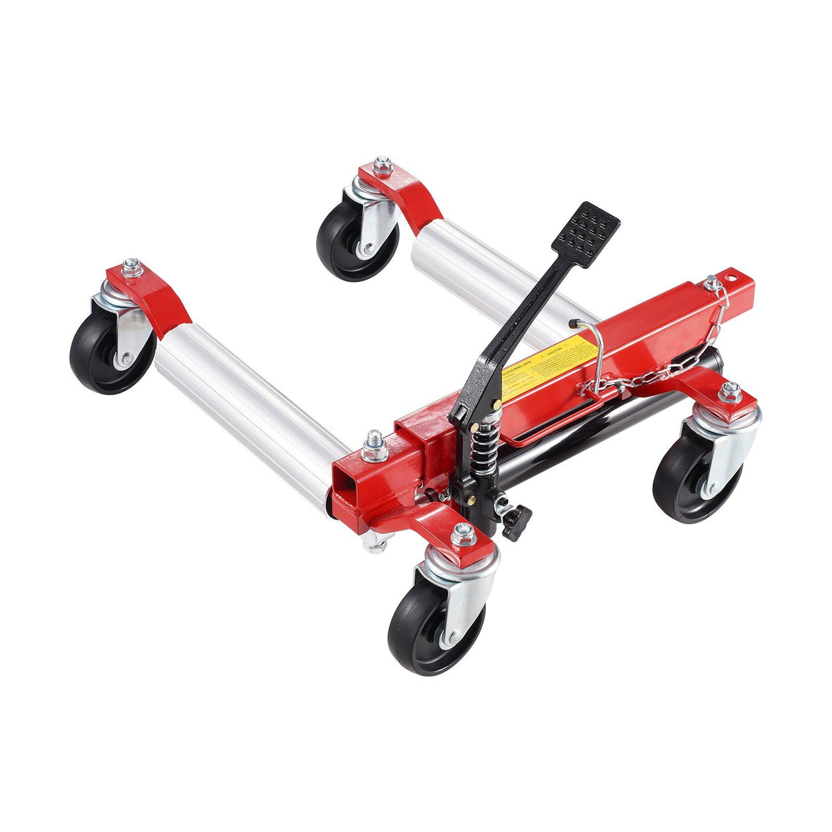 Wheel Dolly, Max Capacity 1500 Lbs Car Dolly, Car Jack Dolly Lifter with 360° Rotatable Wheels, Heavy Duty Vehicle Positioning Hydraulic Tire Jack, for Vehicle Car Auto Repair Moving, Set of 4