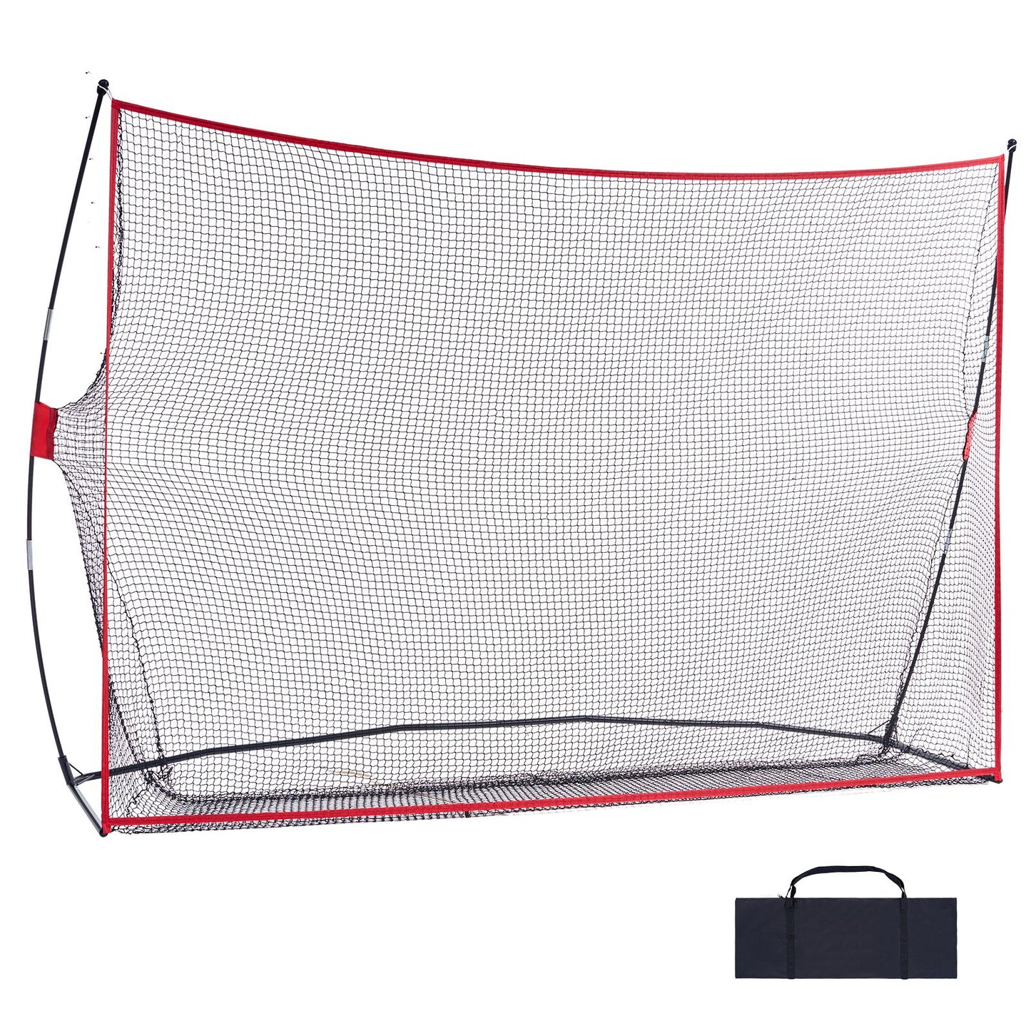 Golf Practice Hitting Net, Huge 10.8x7ft Golf Net, Personal Driving Range for Indoor Outdoor Use, Portable Home Golf Aid Net with Solid Fiberglass Frame and Carry Bag, Gift for Men, Golf Lover