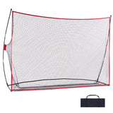 Golf Practice Hitting Net, Huge 10.8x7ft Golf Net, Personal Driving Range for Indoor Outdoor Use, Portable Home Golf Aid Net with Solid Fiberglass Frame and Carry Bag, Gift for Men, Golf Lover