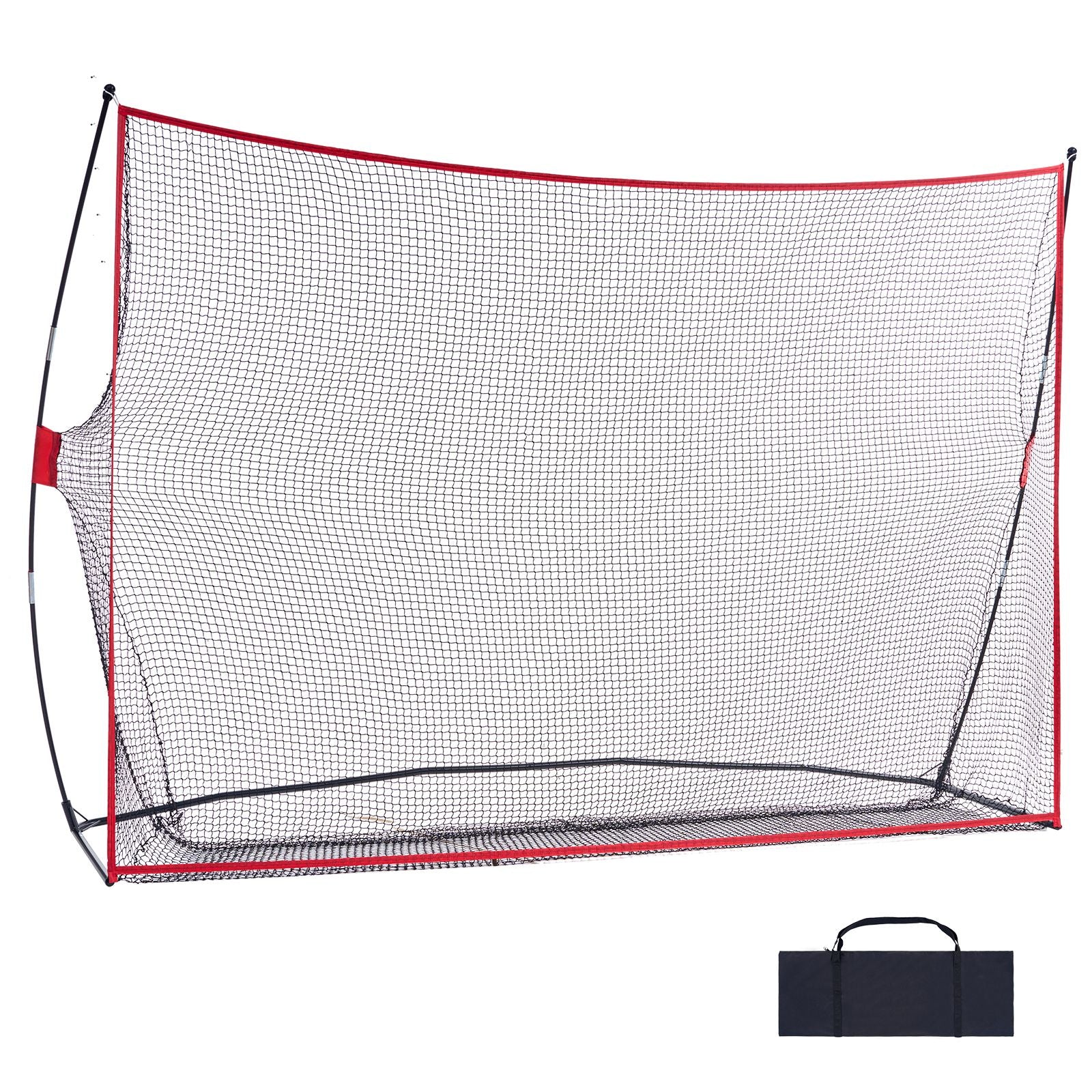 Golf Practice Hitting Net, Huge 10.8x7ft Golf Net, Personal Driving Range for Indoor Outdoor Use, Portable Home Golf Aid Net with Solid Fiberglass Frame and Carry Bag, Gift for Men, Golf Lover