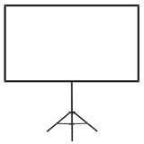 Projector Screen with Stand, 80 Inch 160° Wide Angle Indoor Outdoor Projection Screen, 16:9 4K HD Wrinkleless Portable Tripod Screens with Carry Bag, for Movie Home Theater Office Presentation
