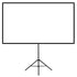 Projector Screen with Stand, 80 Inch 160° Wide Angle Indoor Outdoor Projection Screen, 16:9 4K HD Wrinkleless Portable Tripod Screens with Carry Bag, for Movie Home Theater Office Presentation