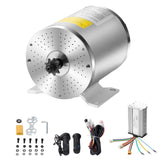1800W Electric Brushless DC Motor Kit - 48V 4500rpm Motor with Upgraded Speed Controller, Throttle Grip Kit for Go Karts E-Bike Motorcycle Scooter