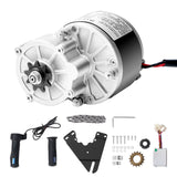 250W Electric Powerful DC Motor Kit - 24V 2700rpm Brushed Motor with Upgraded Speed Controller, Throttle Grip Kit for Go Karts E-Bike Motorcycle Scooter