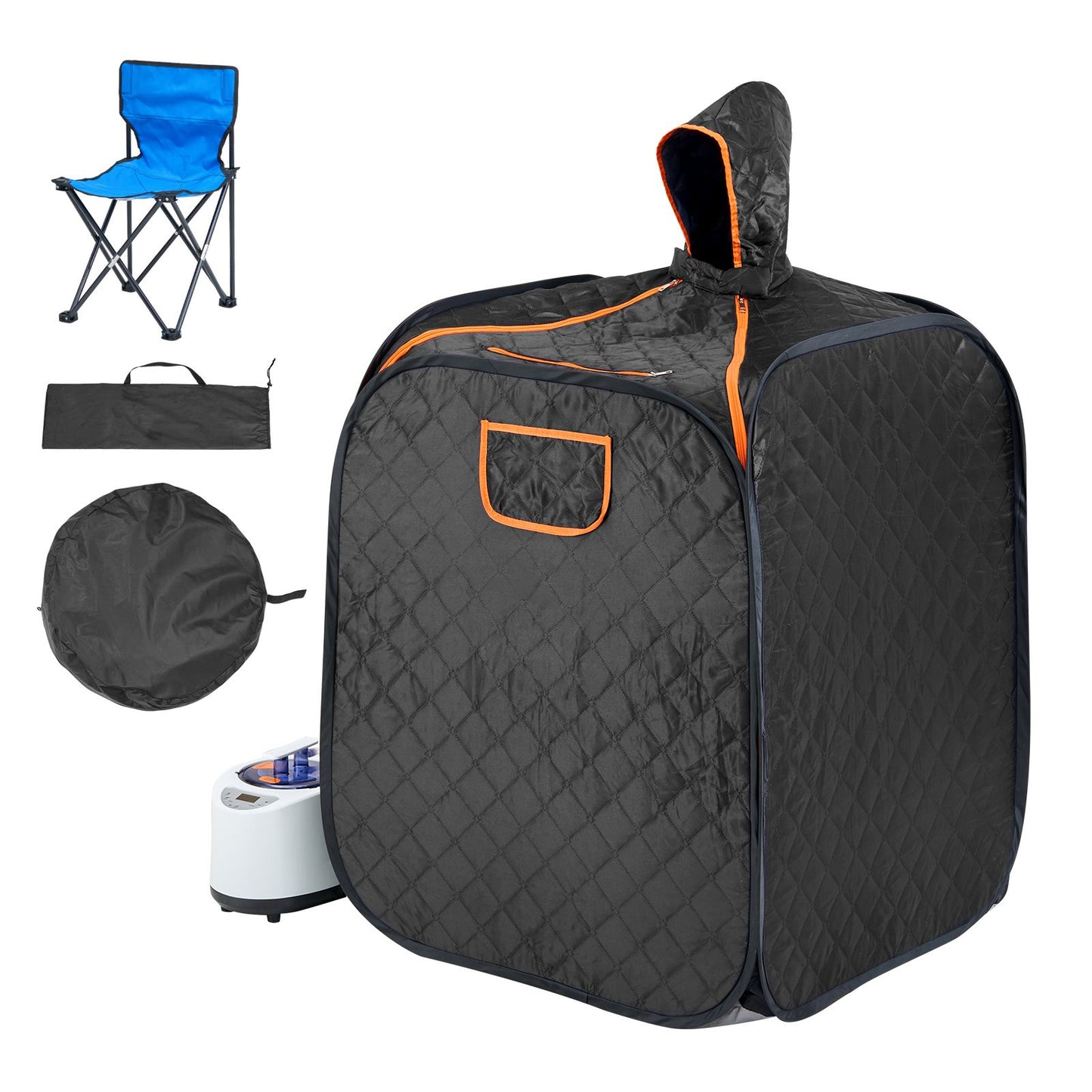 Portable Steam Sauna Tent 1000W Personal Spa Loss Weight Detox Therapy, 800x800x1000 mm