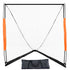 Lacrosse Goal, 1.8mx1.8m Lacrosse Net, Portable Lacrosse Goal with Carry Bag, Fiberglass Rod Backyard Lacrosse Training Equipment, Easy Setup Collegiate Goal, Perfect for Youth Adult Training