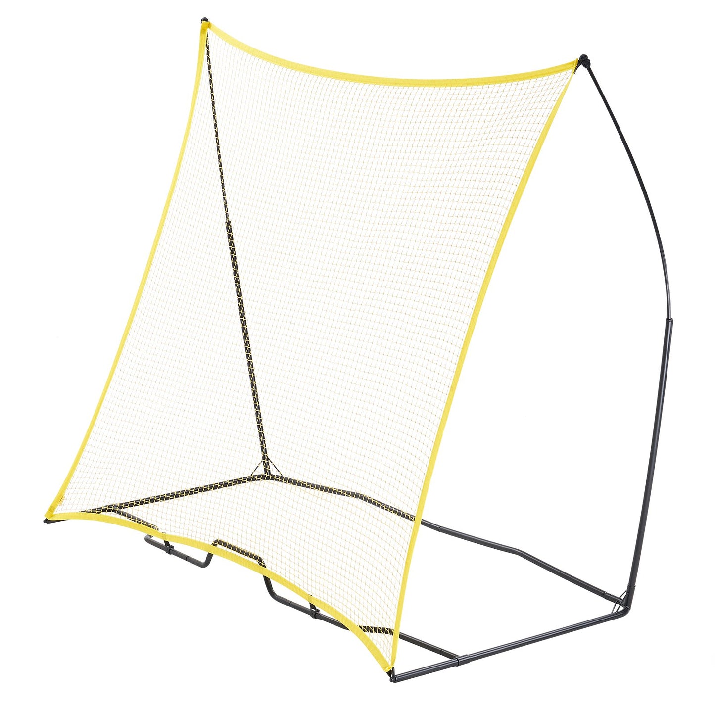 VEVOR 7x7FT Soccer Rebounder Portable Soccer Trainer Net with Portable Bag