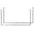 Over The Table Rod Stand with Clamps, 13"-42" Tall & 28"-98" Length Adjustable, 2 Packs Table Arch Stand, Tabletop Balloon Arch Frame for Wedding Birthday Party Christmas Decorations, Black