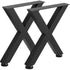 Set of 2 Steel Table Legs, 28\&