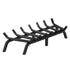Fireplace Log Grate, 762mm Heavy Duty Fireplace Grate with 6 Support Legs, 19.05mm Solid Powder-coated Steel Bars, Log Firewood Burning Rack Holder for Indoor and Outdoor Fireplace
