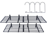 2PCS 72x24in Garage Storage Shelving Wall Mounted Heavy Duty Shelves Rack