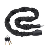 Bike Chain Lock, 3.94 Ft Combination Bicycle Chain Lock with 4 Keys, Heavy Duty Anti-Theft High Security Bike Locks, Perfect for Bike, Motorcycle, Scooter, Bicycle, Door, Fence or Gate, 8mm