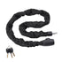 Bike Chain Lock, 3.94 Ft Combination Bicycle Chain Lock with 4 Keys, Heavy Duty Anti-Theft High Security Bike Locks, Perfect for Bike, Motorcycle, Scooter, Bicycle, Door, Fence or Gate, 8mm
