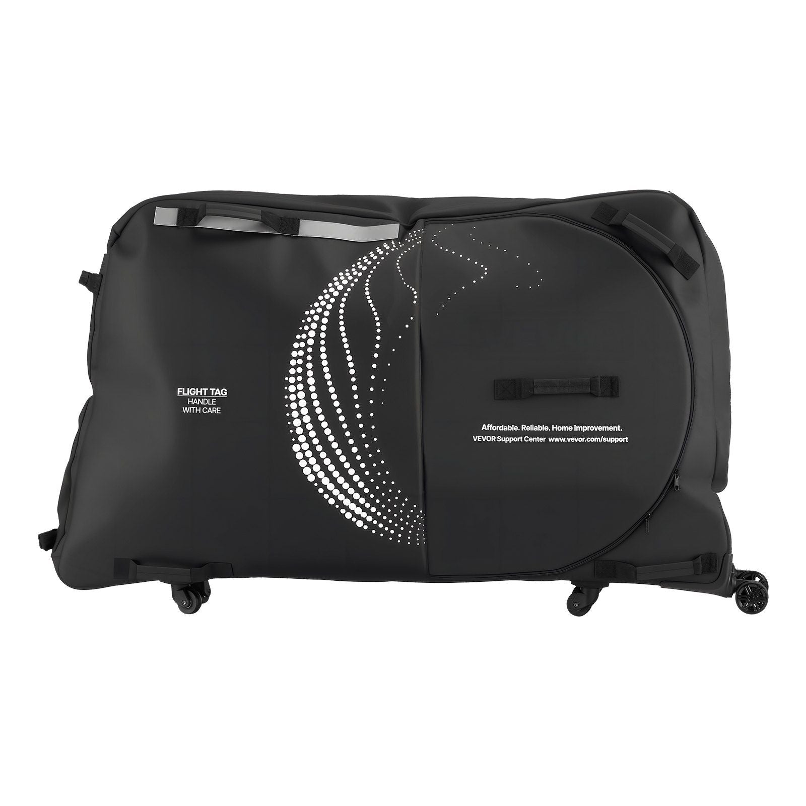 Bike Travel Bag, Transport Universal Bicycle Storage Case Bag with TSA Lock, Support Plates, Protection and Fork Mount Stabilisation, Bicycle Case Max. Wheelbase 130 cm for Airplane, Outdoor Use