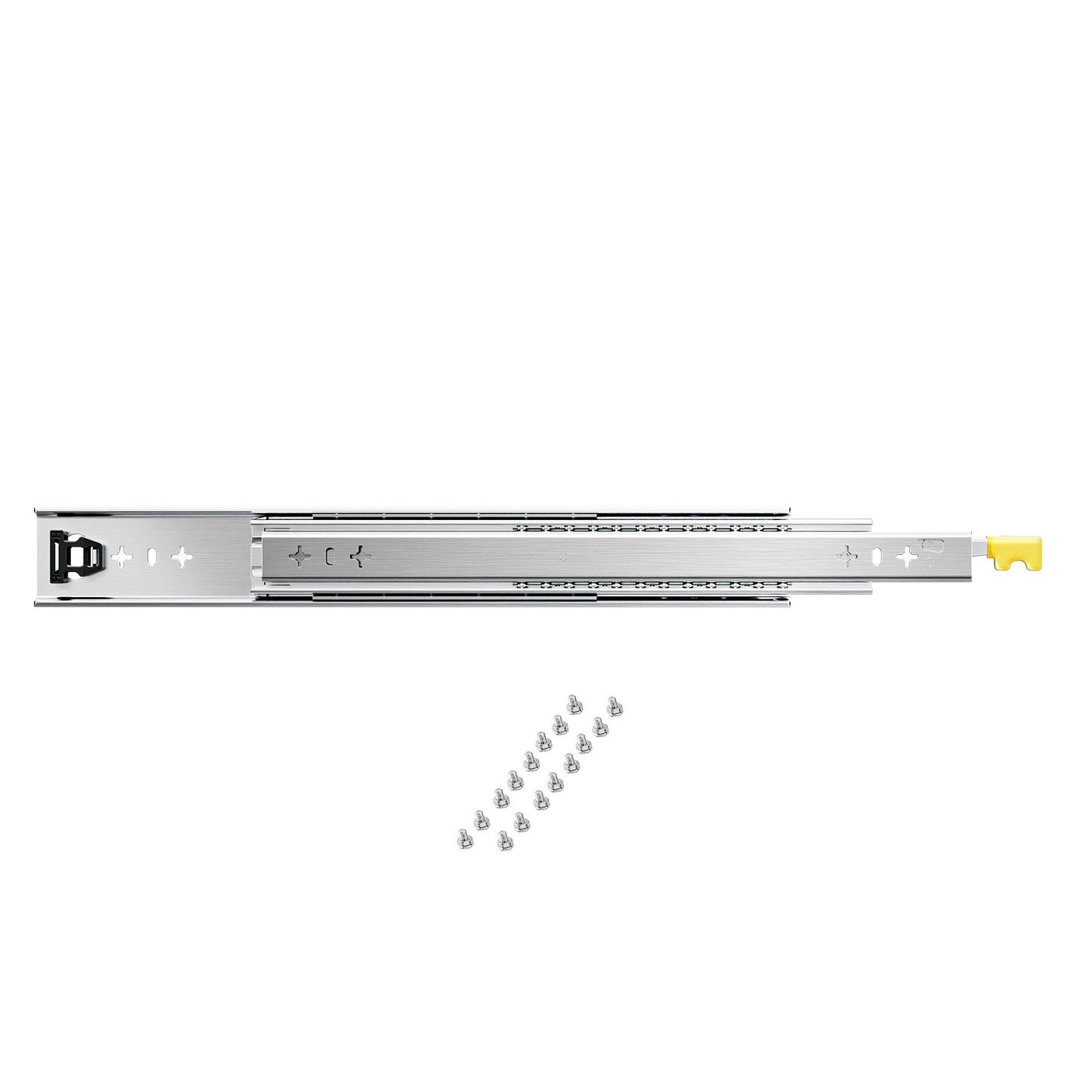1 Pair 16-60 in Soft-Close Drawer Slides Ball Bearing Full Extension