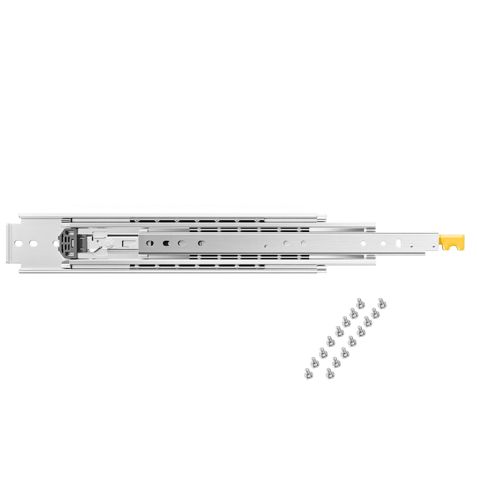 1 Pair 18-60 in Soft-Close Drawer Slides Ball Bearing Full Extension