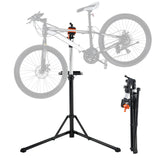 Bike Repair Stand, 66 lbs Heavy-duty Aluminum Bicycle Repair Stand, Adjustable Height Bike Maintenance Workstand with Magnetic Tool Tray Telescopic Arm, Foldable Bike Work Stand for Home, Shops