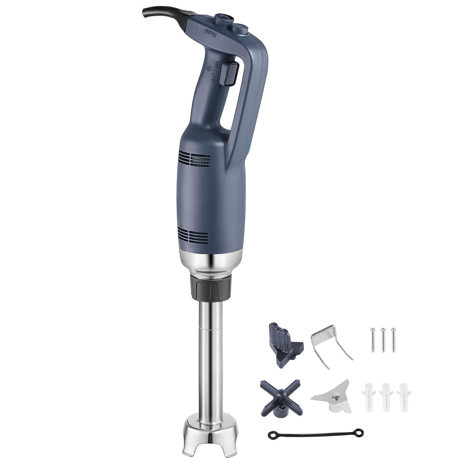 Commercial Immersion Blender 350W Heavy Duty Hand Mixer for Soup Sauces