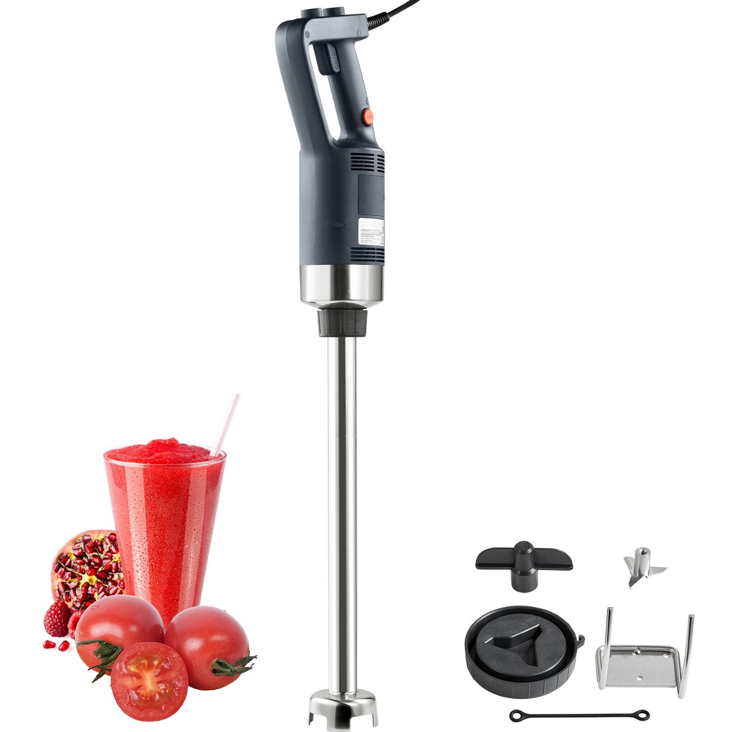 Commercial Immersion Blender Heavy Duty Hand Mixer 750W Variable Speed