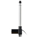 Linear Actuator 12V, 12 Inch Heavy Duty 1320lbs/6000N Linear Actuator, 0.19"/s Linear Motion Actuator with Mounting Bracket & IP44 Protection for Electric Door Industrial Machinery Vessels Cargo