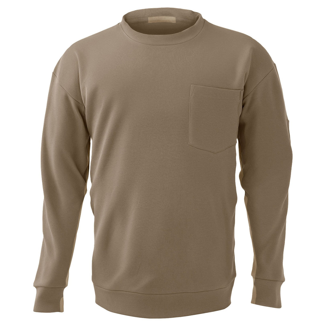 VEVOR FR Shirts, Flame Resistant Long Sleeve Clothing Lightweight 7 oz Breathable Cotton, Men's Fire Retardant Work Shirt with Pre-shrink Treatment & Pocket, for Welders,Electricians,Gray L