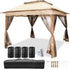 Outdoor Canopy Gazebo Tent, Portable Canopy Shelter with 11\&
