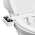 Bidet Attachment for Toilet, Non-Electric Bidet Toilet Seat Attachment - Dual Retractable Nozzles, Adjustable Water Pressure,  Easily Installed Cold Water Sprayer for Rear Feminine Wash, White