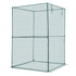 Crop Cage, 1.2 x 1.2 x 1.8 m Plant Protection Tent with Zippered Door, Wind-Resistant Tall Crop Cage, Easy to Install, Outdoor Raised Bed Cover, Tomato Plant Netting for Garden Patio Lawn