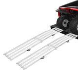 Aluminum Ramps, 2000 lbs, 2Pcs Heavy-duty Ramps with Wider Ramp Surface, Universal Stable Loading Ramp with Handles, Fit for ATV, UTV, Motorcycle, Electric Bicycle, etc.