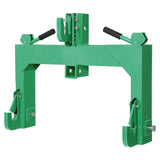3-Point Quick Hitch with 2 in Receiver, 3000 Lbs Lift Capacity, 3-Pt Hitch with 5 Level Adjustable Bolt, Adaptation to Category 1 & 2 Tractor, Heavy Duty 3 Point Attachments, Green