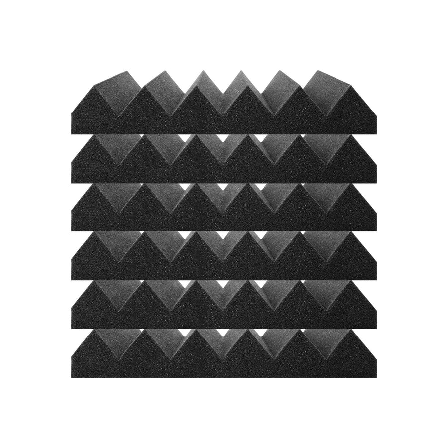 VEVOR Acoustic Foam Panels 24 Pack 12 x 12 x 2 in Adhesive for Wall Ceiling