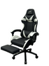 Gaming Chair With Headrest and Foot Rest - Pink
