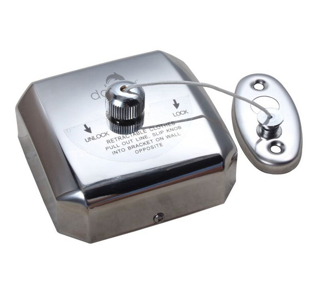 Retractable Stainless Steel Clothesline - Square