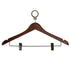Anti-theft Wooden Cloth Hanger - Brown