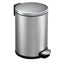 Round Soft Closing Stainless Steel PEDAL Bin - 6L