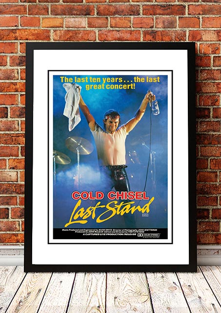 Cold Chisel â€˜Last Standâ€™ Movie Poster 1983 - Framed A2