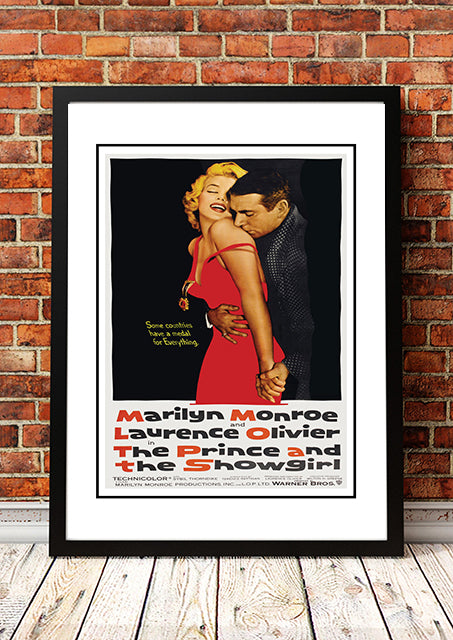 Marilyn Monroe The Prince and the Showgirl Framed Movie Poster! - Framed A3