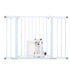 Alston 76cm Tall Baby Pet Security Gate Safety Adjustable Width with Cat Door for House Doorways Stairs Guard Extension Part Width 12cm/24cm Wall Mount