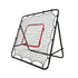 1m Football Rebounder Net Soccer Training Kickback Target Bounce Wall Detachable Metal Frame and PE Net For Passing Shooting Practice Sports Skills Trainer