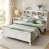 Artiss Queen Bed Frame with Storage Headboard and Footboard Wooden Bed Base White