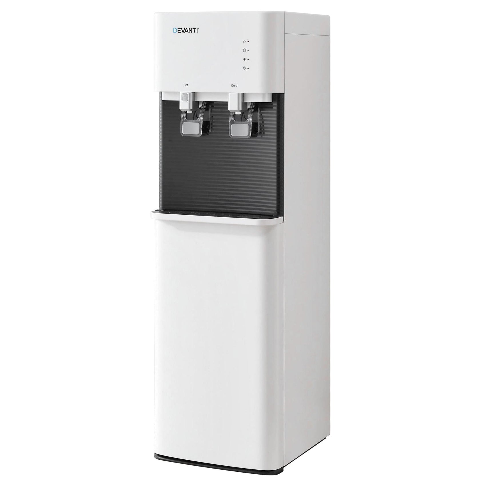 Devanti 2 Taps Water Cooler Dispenser Bottom Loading Dispenser Chiller Filter Purifier