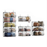 Artiss 5 Tier Stackable Closet Organizers and Storage Closet Hanging Storage Organizer Shelves