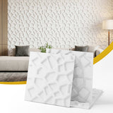 Artiss 3D Wall Panels PVC Decorative Panels 50x50cm Set of 15 Feature Wall Poly